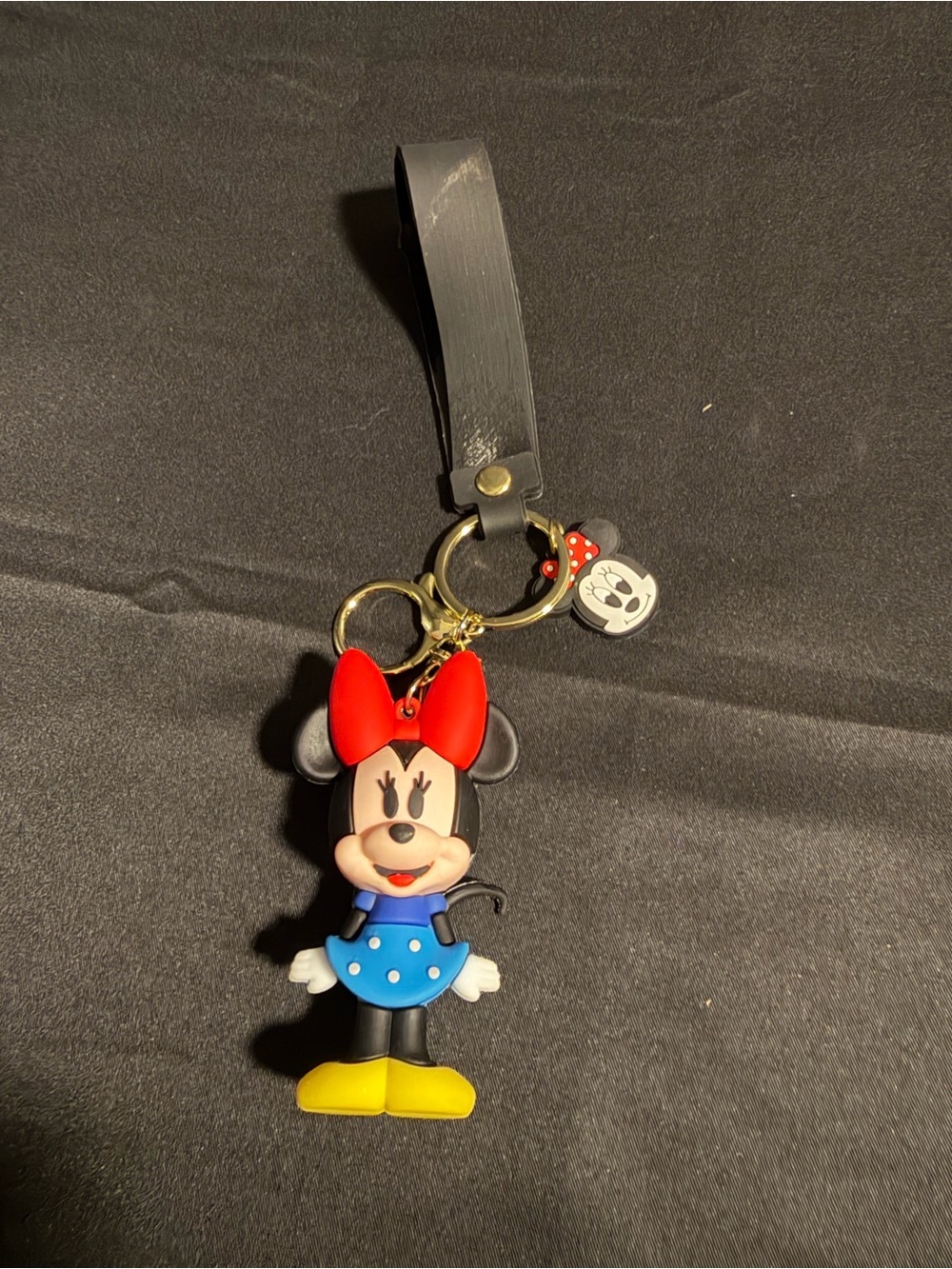 Mouse Silicone Keychain with Strap - NEW